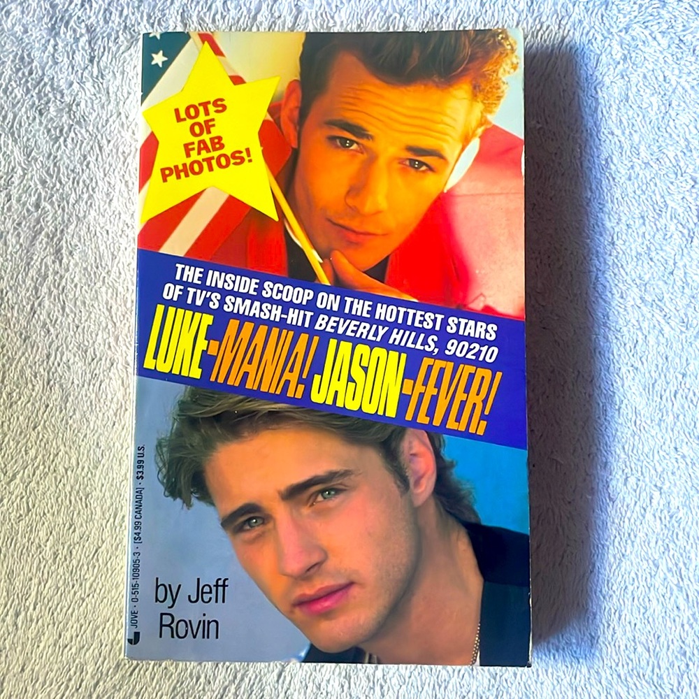 Rare/Vintage💜Excellent Condition Beverly Hills 90210 “LUKE-MANIA! JASON-FEVER!”